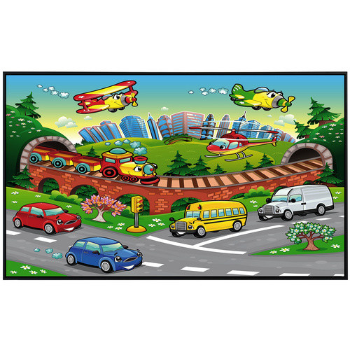 papermoon EcoHeat Infrarotheizung Kinderautos in bunt mit Matt-Effekt, App-Steuerung und Überhitzungsschutz - Bild 2
