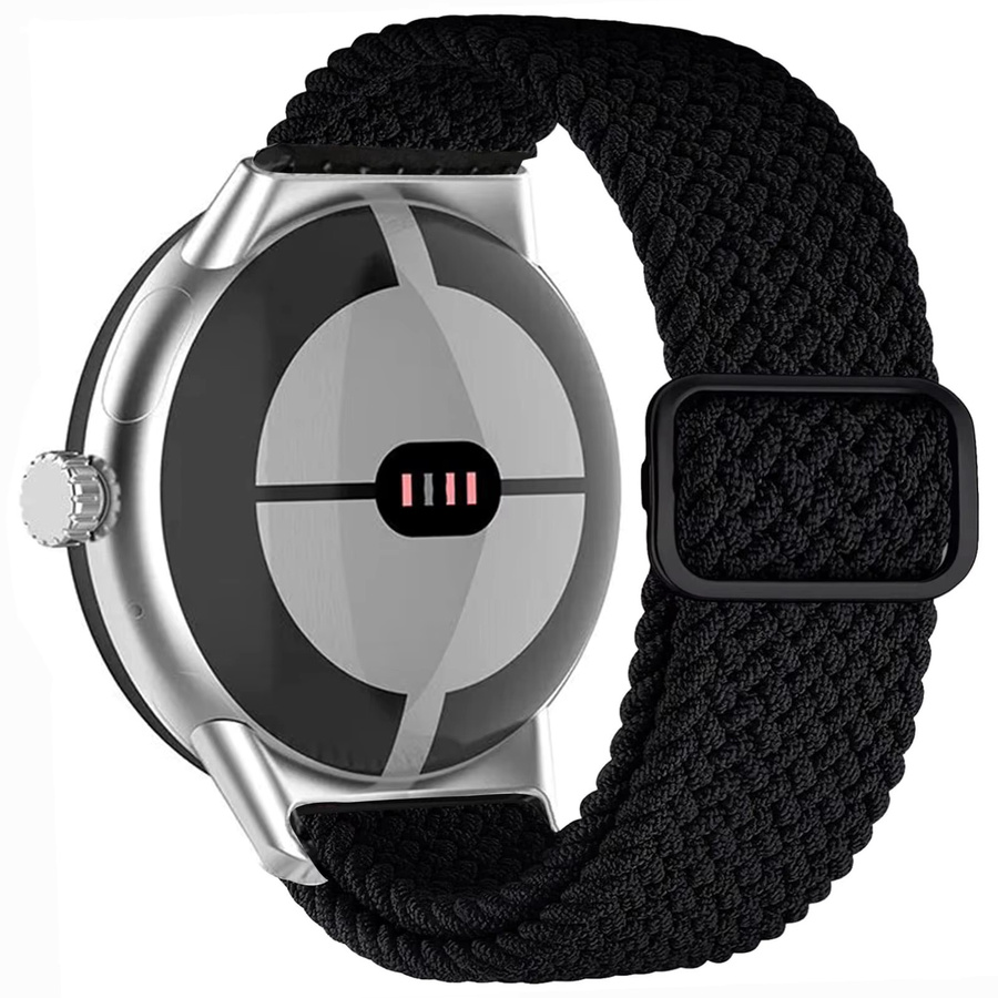 I LOVE LUO Uhrenarmband, Textil/NATO, Schwarz, Unisex - Bild 2