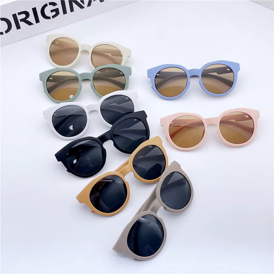 ZUXUB Kinder-Sonnenbrille, Vollrand, Rund, Kunststoff - Bild 3