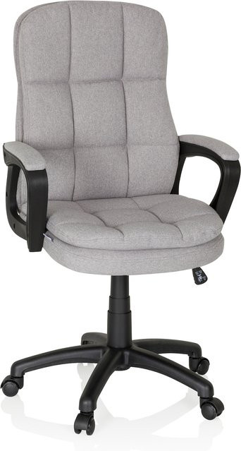 MyBuero Home Office Chefsessel RELAX CX 120 in Weiß mit Stoffbezug und Armlehnen - Bild 1