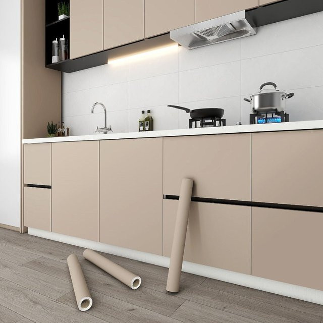 Wasserdichte und ölbeständige selbstklebende Wandaufkleber von DAIROU in Lila für Wohnzimmer, Schlafzimmer und Küchenschränke - Bild 1
