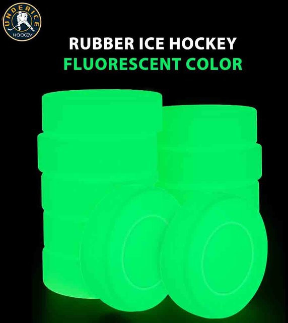 UICE Eishockey-Puck, leuchtender Hockey-Puck, Kunststoff, Gummi - Bild 1