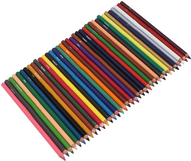 OutsideWorld Buntstifte Set mit 36 Farben aus Pappelholz in einer schwarzen Box - Bild 1