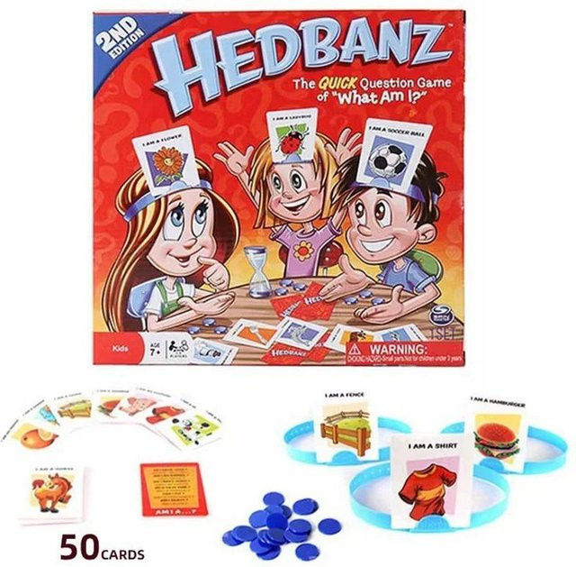 Linyi toy Wer ist es Spiel rot Kartenspiel ab 3 Jahren - Bild 1