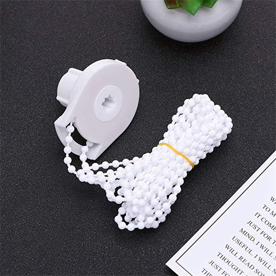 Rollo Beschläge mit Perlenkette Kit in Weiß für DIY Vorhang Zubehör und Anfänger - Bild 2
