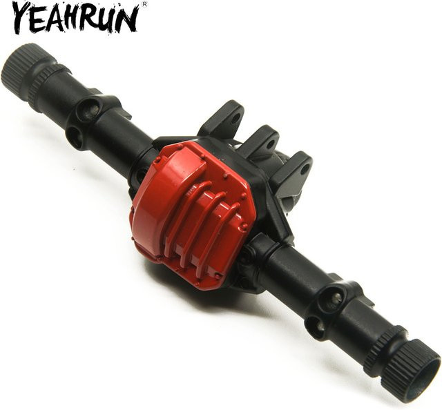 YEAHRUN Aluminum Alloy Front/Rear Axle Housing Cover Case für Axial SCX10 II 1/10 RC Crawler Car Truck Model Upgrade Parts - Bild 1