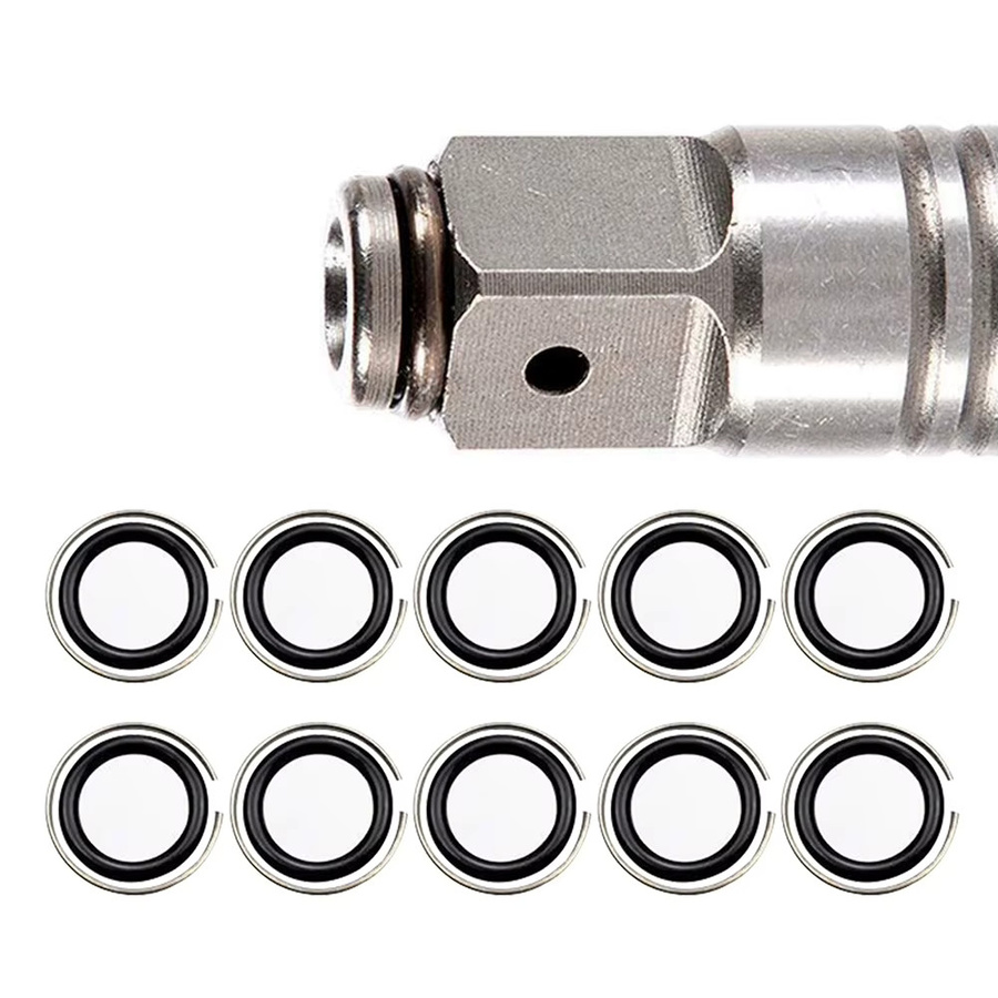 DAZZLEEX 10 Stück Halteklammern mit O-Ringen für 1/2 Zoll Schlagschrauber in Silber - Bild 3