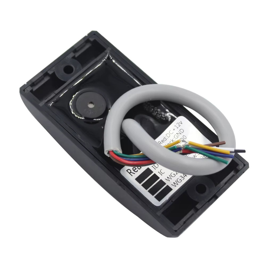 LUCKING DOOR LR002DC Wasserdichter RFID-Proximity-Kartenleser 125KHz+13,56MHz mit Weigand 26/34 Ausgang in Schwarz - Bild 3
