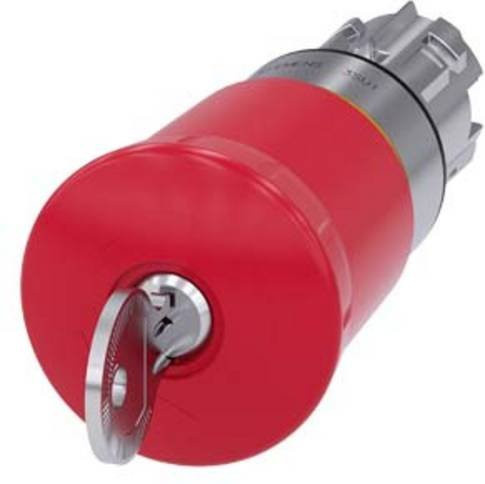 Siemens Not-Halt-Pilzdrucktaster 3SU1050-1HM20-0AA0 in Rot mit IP69K Schutzart - Bild 1