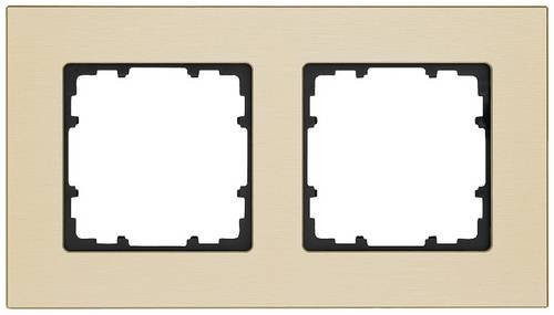Siemens Schalterprogramm Delta 2fach Rahmen in Gelb 5TG11223 - Bild 1