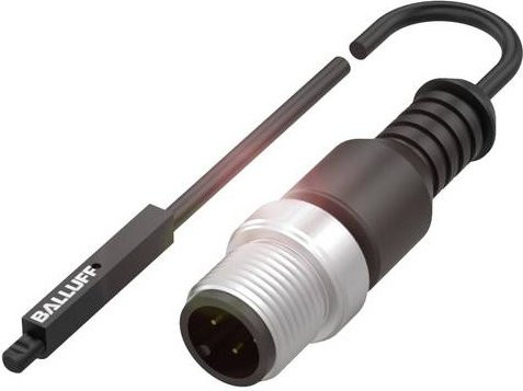 Balluff Magnetfeldsensor BMF 303K-PS-C-2A-S4-00,5 BMF0040 PNP Öffner in Schwarz, L x B x H: 25,5 x 3 x 4,5 mm - Bild 1