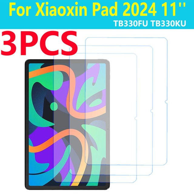Displayschutzfolie aus gehärtetem Glas für Lenovo Tab M11 und Xiaoxin Pad 2024 11 Zoll, transparent - Bild 1