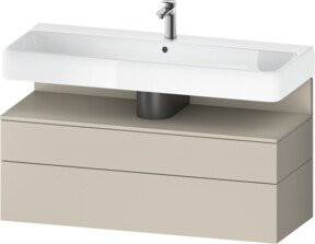 Duravit Waschtischunterschrank Qatego mit 1 Schublade und 1 Auszug, B/T/H: 119 x 47 x 59 cm - Bild 1