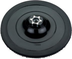 Metabo Haftstützteller Pyramid in Schwarz, Durchmesser: 125 mm, Aufnahme: 5/8" - Bild 1