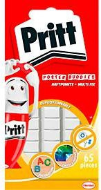 Pritt Multi-Fix Haftpunkte Poster Buddies, wiederverwendbar, 65 Stück - Bild 1