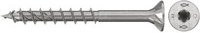 Fischer PowerFast II Spanplattenschraube mit Senkkopf und Torx-Antrieb, Edelstahl, Silber, Durchmesser: 5,0 mm, Länge: 60 mm - Bild 1