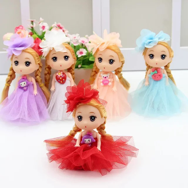 SONGYI Prinzessin Puppe, Mini Prinzessin Puppen, Blau, Plüsch / Textil - Bild 1
