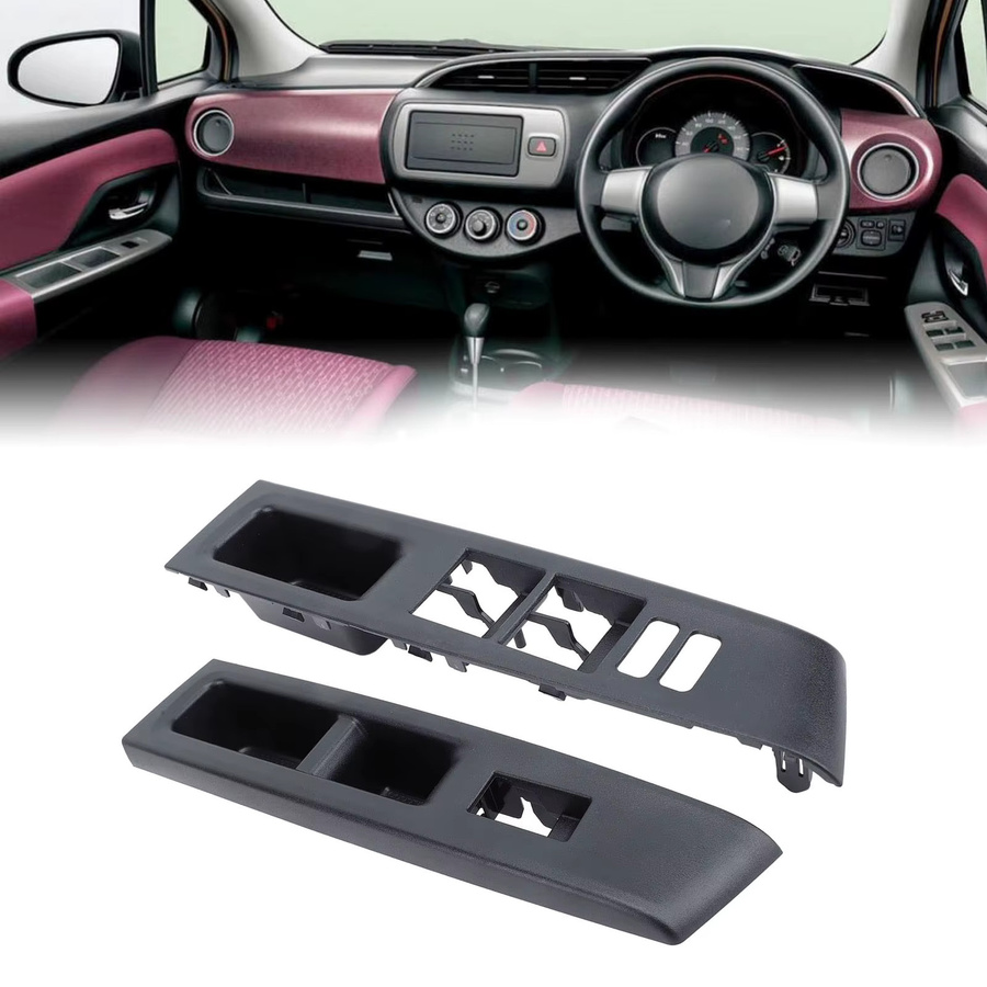 YOSOO Armlehnen-Abdeckung für Toyota Yaris 2012-2014 und Vitz 2010-2014, oberes Panel für die rechte Seite, Schwarz - Bild 3