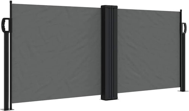 vidaXL Seitenmarkise ausziehbar Anthrazit B: 600 cm, H: 100 cm - Bild 1