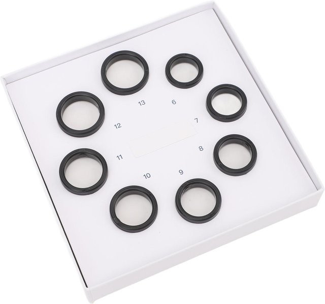 Igeteck Smart Ring Größenermittlungsset, Kunststoff, White, Unisex - Bild 1