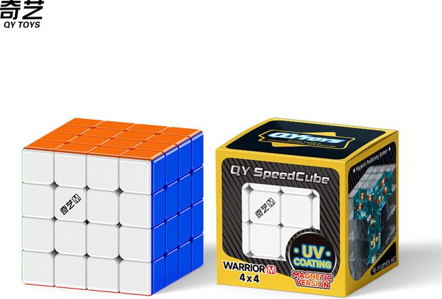 QiYi Warrior M 4x4 Zauberwürfel, Magnetischer Speedcube, Bunt - Bild 1
