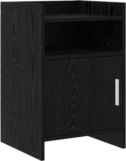 vidaXL Nachttisch aus Holzwerkstoff in Schwarzer Eiche, modern, B/T/H: 40 x 36 x 60 cm - Bild 1