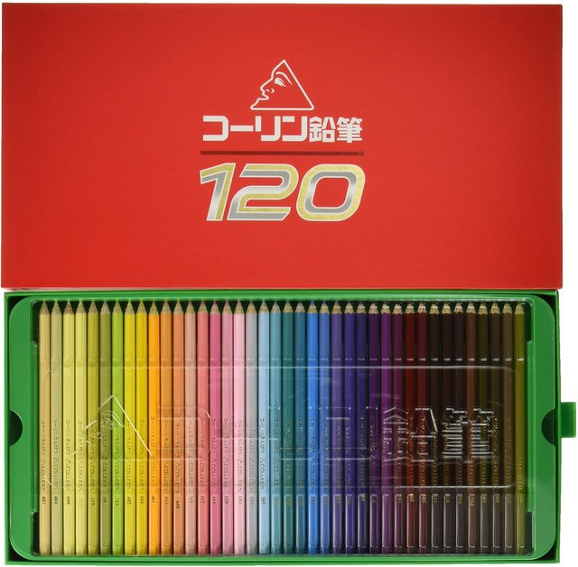 Colleen Buntstifte 775 Set mit 120 Farben in einer Papierbox zum Skizzieren und Ausmalen, Mehrfarbig - Bild 1