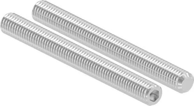 FeNau Gewindestift M8 x 80 mm aus Edelstahl A2-70 in Silber glänzend - Bild 1