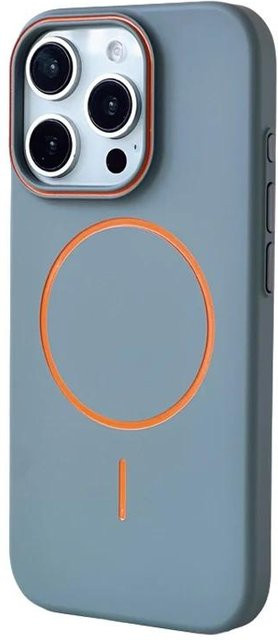 Rui Di MagSafe Hülle für iPhone 12 bis iPhone 17 Pro Max, ultradünne magnetische Schutzhülle aus matter PC-Hülle in Schwarz oder Blau - Bild 1