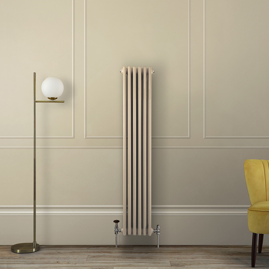 Regent Gliederheizkörper 2-säulig vertikal, Farbe Braun, Höhe: 150 cm, Breite: 29 cm - Bild 1