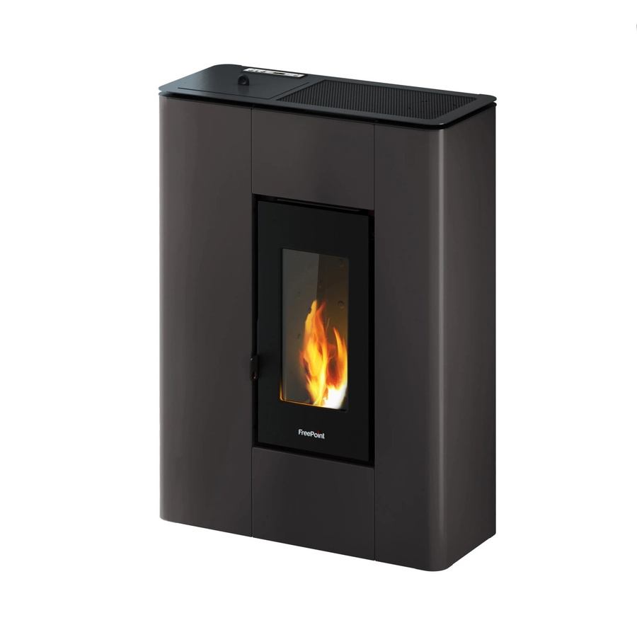 FreePoint Pelletofen Atri in Anthrazit mit 4,9 kW Leistung - Bild 2