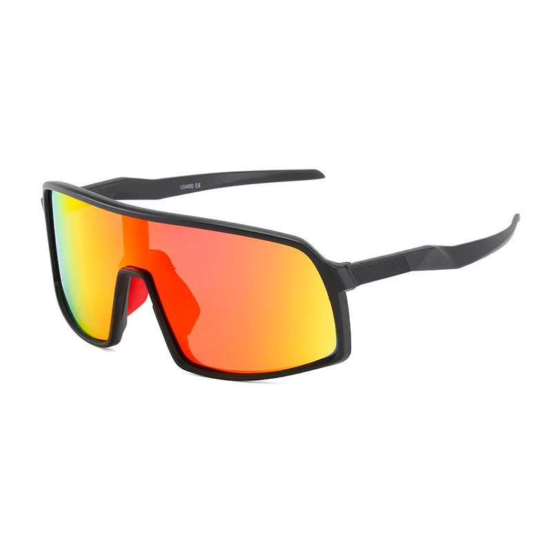 SHONEMES Sportsonnenbrille, Unisex, Vollrand, Schwarz, Polarisiert - Bild 1