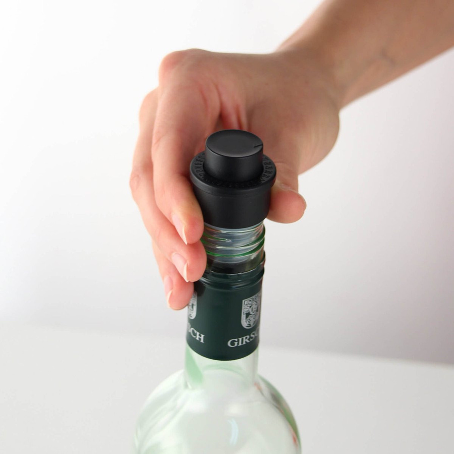 Fackelmann Wein Vakuumverschluss in Schwarz - Bild 2