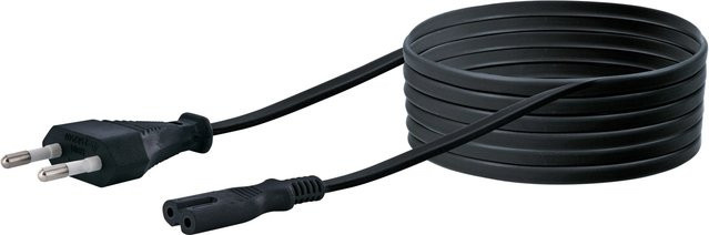 Schwaiger Netzleitung in Schwarz, Länge: 3 m - Bild 1