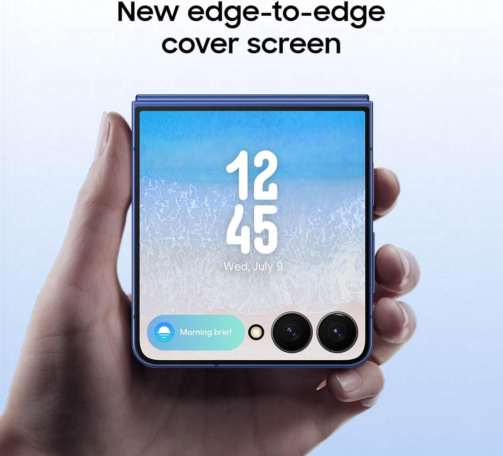 Samsung Galaxy Z Flip7 5G Smartphone mit 12GB RAM und 512GB Speicher in Blau - Bild 2