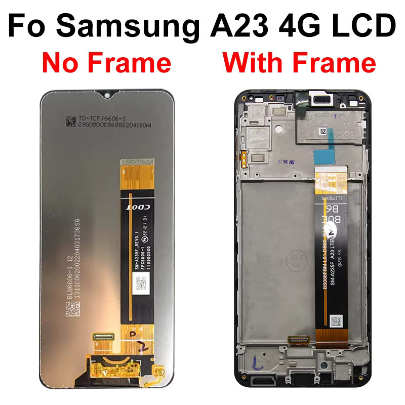 Samsung Galaxy A23 A235 A236 LCD-Touchscreen Ersatzdisplay mit IPS-Display in Schwarz - Bild 2