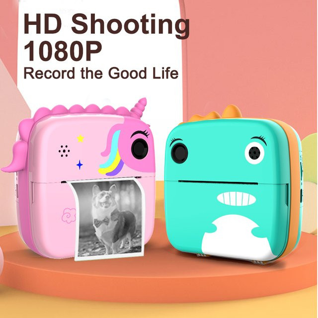 Paper Shoot Digitale Kids Kamera Photo Instant Print 1080p HD - Bild 1
