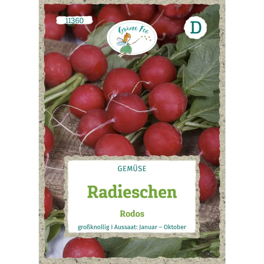 Grüne Fee Radieschen Rodos Gemüse Saatgut 250 g - Bild 2