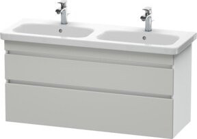 Duravit Waschtischunterschrank DuraStyle in Beige und Weiß, B/T/H: 123 x 44,8 x 61 cm - Bild 1