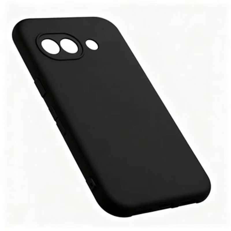 Stoßfeste Schutzhülle aus flüssigem Silikon für Google Pixel 10A, 9A und 8A in Schwarz - Bild 4