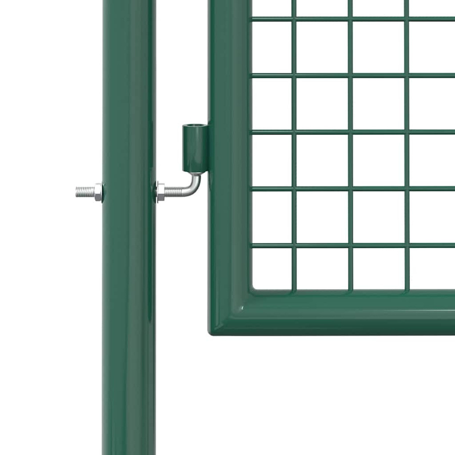 Vidaxl Gartentor aus Stahl in Grün, B: 100 cm, H: 200 cm - Bild 4