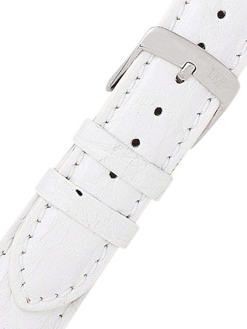 Morellato Uhrenarmband Leder, weiss, 18mm - Bild 1