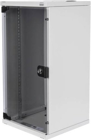 Digitus Netzwerkschrank 10 Zoll 12 HE Grau (RAL 7035) B/T: 312 x 300 mm - Bild 2