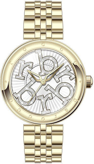 Rocco Barocco Damenuhr, Quarz, Edelstahl, Silber, Diamantbesetzt, 32 mm - Bild 1