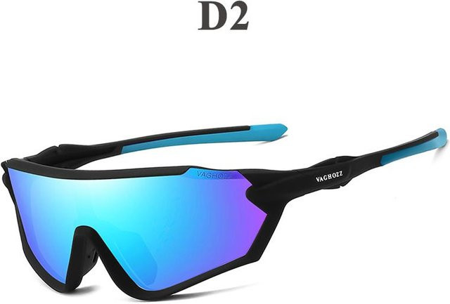 VAGHOZZ Sportsonnenbrille, Unisex, Vollrand, blue, Kunststoff - Bild 1
