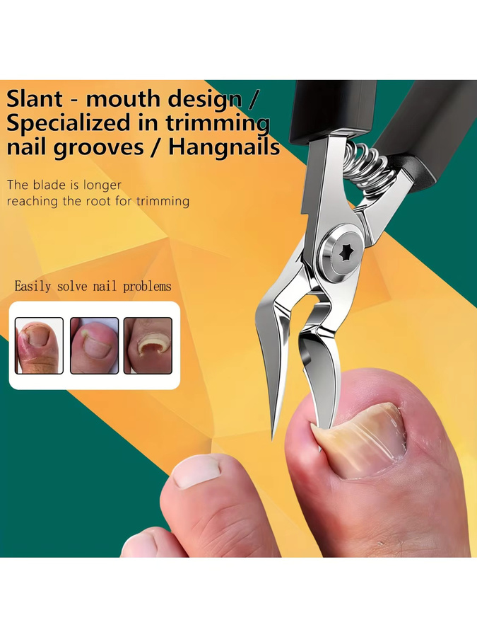 KHTO Nagelknipser mit gezahnter Klinge, Unisex - Bild 6