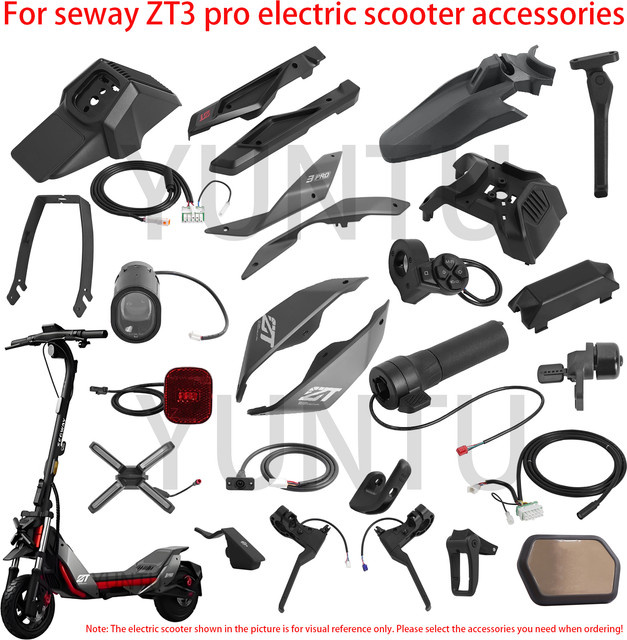 Segway ZT3 Pro Elektroroller Zubehör Set mit Lichtschalter Abdeckung und Verbindungskabel - Bild 1