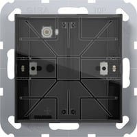 Gira Tastsensor für Gira One und KNX mit Inbetriebnahme-Wippe in Schwarz - Bild 1