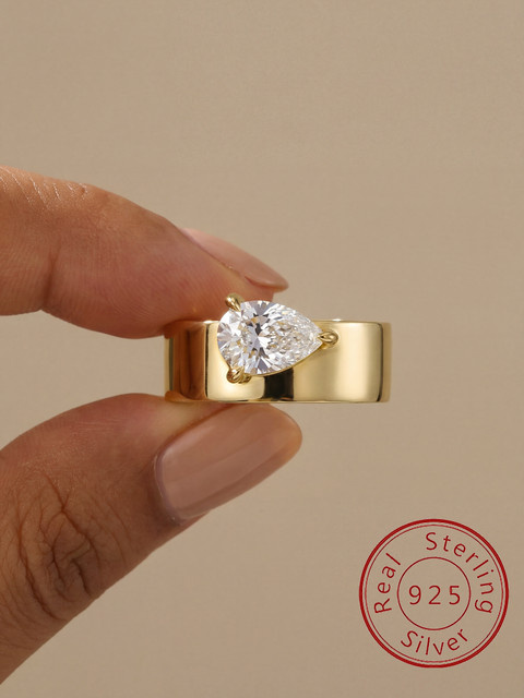 Asglam Ring, 925 Silber, Zirkonia, Damen - Bild 1