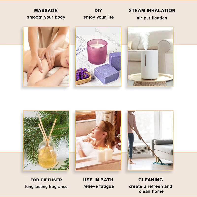 EUQEE Ätherische Öle Set mit Tropfer, Natürliche Pflanzenöle für Diffusor: Lavendel, Minze, Jasmin, Eukalyptus und Neroli, 10 ml pro Flasche - Bild 3
